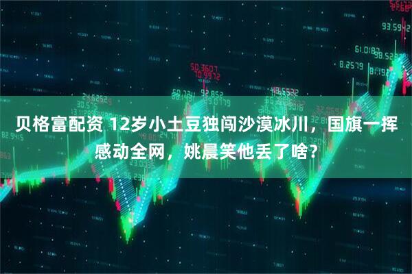 贝格富配资 12岁小土豆独闯沙漠冰川，国旗一挥感动全网，姚晨笑他丢了啥？